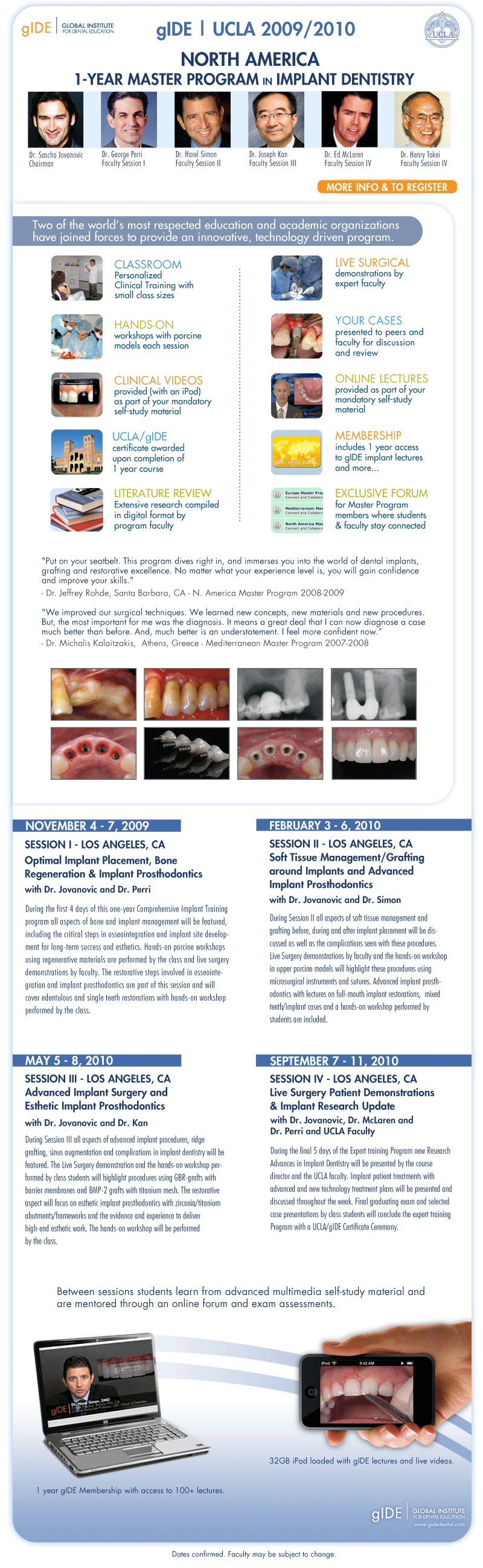 gIDE 1-Year Master Program in Implant Dentistry